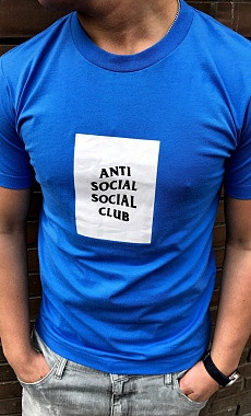 Noxx Футболка чоловіча Anti Social Social Club ASSC, антисоціал клаб Noxx Футболка чоловіча Anti Social Social Club ASSC, антисоціал клаб