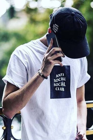 Noxx Футболка чоловіча Anti Social Social Club ASSC, антисоціал клаб Noxx Футболка чоловіча Anti Social Social Club ASSC, антисоціал клаб