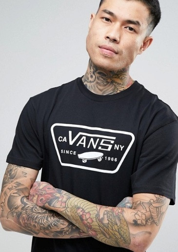 Noxx Футболка чоловіча Vans, ванс чорна