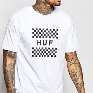 Noxx Футболка чоловіча Huf, хаф біла Noxx Футболка чоловіча Huf, хаф біла