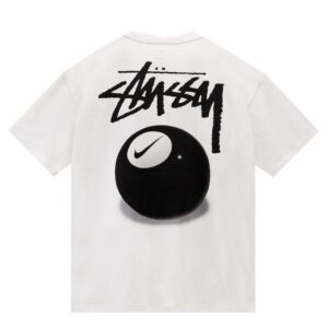 Noxx Чоловіча футболка Stussy, Білий Noxx Чоловіча футболка Stussy, Білий