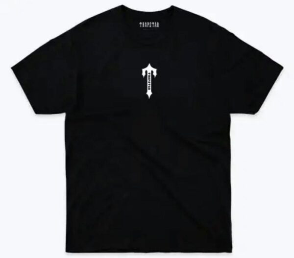 Noxx Чоловіча футболка з принтом Trapstar, Чорний Noxx Чоловіча футболка з принтом Trapstar, Чорний