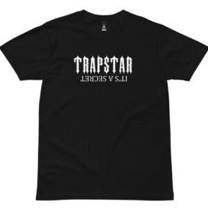 Noxx Чоловіча футболка з принтом Trapstar, Чорний Noxx Чоловіча футболка з принтом Trapstar, Чорний
