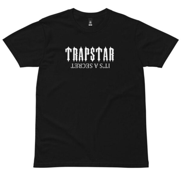 Noxx Чоловіча футболка з принтом Trapstar, Чорний Noxx Чоловіча футболка з принтом Trapstar, Чорний