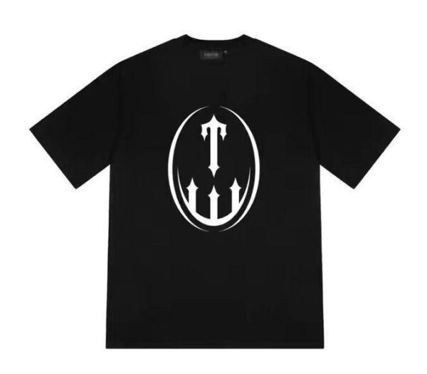 Noxx Чоловіча футболка з принтом Trapstar, Чорний Noxx Чоловіча футболка з принтом Trapstar, Чорний