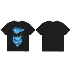 Noxx Чоловіча футболка travis scott cactus jack, Чорний Noxx Чоловіча футболка travis scott cactus jack, Чорний