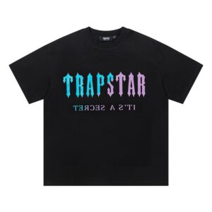 Noxx Чоловіча футболка з принтом Trapstar, Чорний Noxx Чоловіча футболка з принтом Trapstar, Чорний
