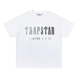 Noxx Чоловіча футболка з принтом Trapstar, Білий Noxx Чоловіча футболка з принтом Trapstar, Білий