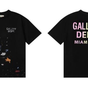 Noxx Чоловіча футболка Gallery Dept., Чорний Noxx Чоловіча футболка Gallery Dept., Чорний