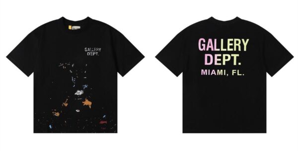 Noxx Чоловіча футболка Gallery Dept., Чорний