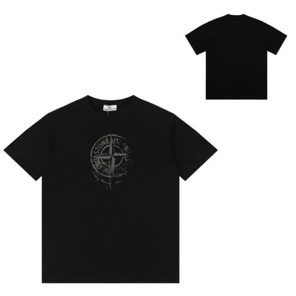 Noxx Чоловіча футболка Stone Island, Чорний