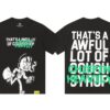 Noxx Чоловічі футболки THAT'S A AWFUL LOT OF COUGHSYRUP, Чорний Noxx Чоловічі футболки THAT'S A AWFUL LOT OF COUGHSYRUP, Чорний