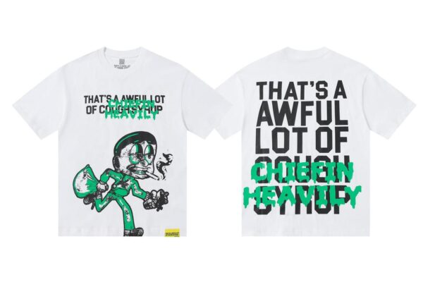Noxx Чоловічі футболки THAT'S A AWFUL LOT OF COUGHSYRUP, Білий
