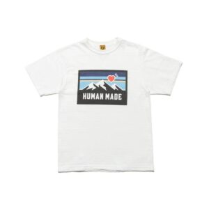 Noxx Чоловіча футболка Human Made, Білий Noxx Чоловіча футболка Human Made, Білий