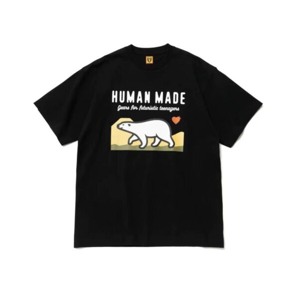 Noxx Чоловіча футболка Human Made, Чорний