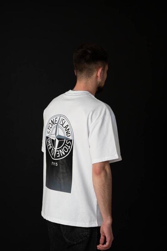 Noxx Чоловіча футболка Stone Island, Білий