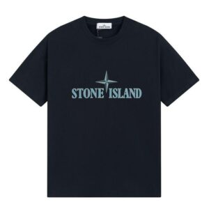 Noxx Чоловіча футболка Stone Island, Чорний Noxx Чоловіча футболка Stone Island, Чорний