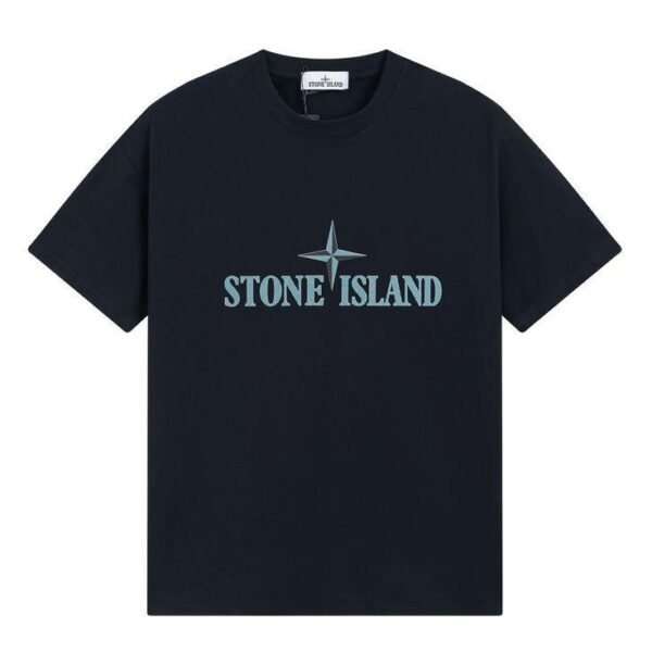 Noxx Чоловіча футболка Stone Island, Чорний Noxx Чоловіча футболка Stone Island, Чорний