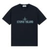 Noxx Чоловіча футболка Stone Island, Чорний Noxx Чоловіча футболка Stone Island, Чорний