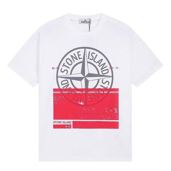 Noxx Чоловіча футболка Stone Island, Білий