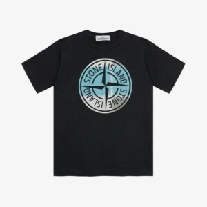 Noxx Чоловіча футболка Stone Island, Чорний Noxx Чоловіча футболка Stone Island, Чорний