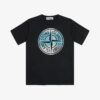 Noxx Чоловіча футболка Stone Island, Чорний Noxx Чоловіча футболка Stone Island, Чорний