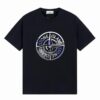 Noxx Чоловіча футболка Stone Island, Чорний Noxx Чоловіча футболка Stone Island, Чорний