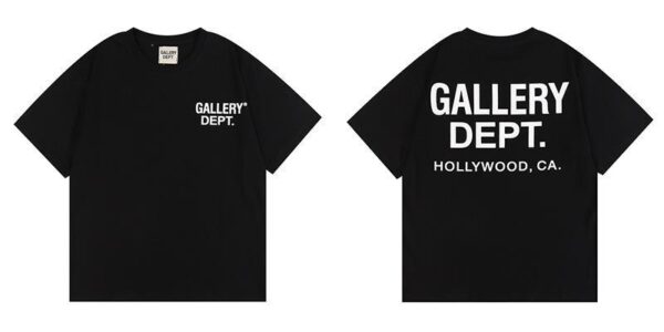 Noxx Чоловіча футболка Gallery Dept., Чорний