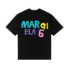 Noxx Чоловіча футболка Maison Margiela, Чорний Noxx Чоловіча футболка Maison Margiela, Чорний