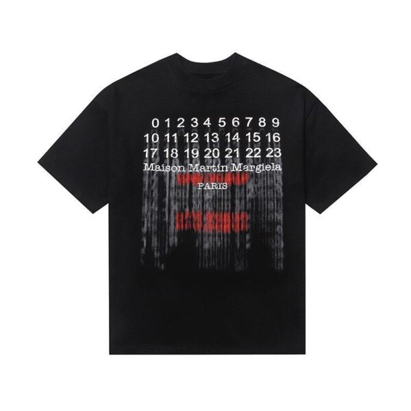 Noxx Чоловіча футболка Maison Margiela, Чорний