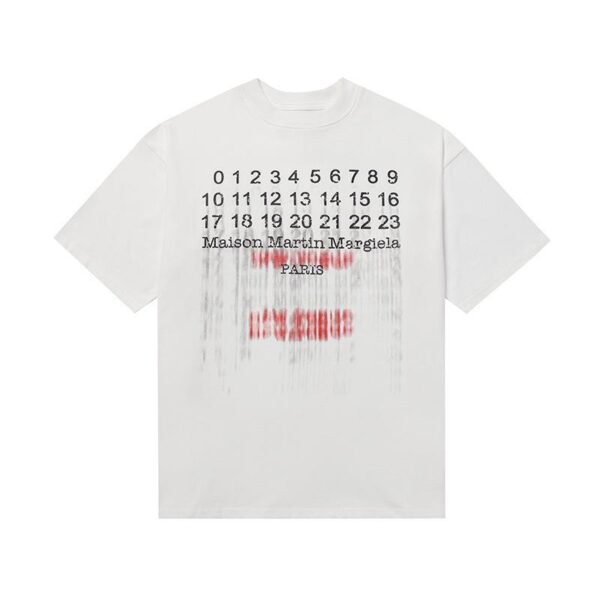 Noxx Чоловіча футболка Maison Margiela, Білий