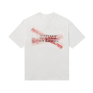 Noxx Чоловіча футболка Maison Margiela, Білий Noxx Чоловіча футболка Maison Margiela, Білий