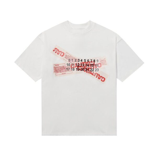 Noxx Чоловіча футболка Maison Margiela, Білий