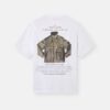 Noxx Чоловіча футболка Stone Island, Білий Noxx Чоловіча футболка Stone Island, Білий