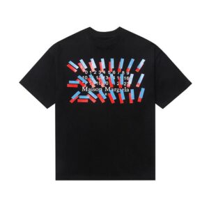 Noxx Чоловіча футболка Maison Margiela, Чорний Noxx Чоловіча футболка Maison Margiela, Чорний
