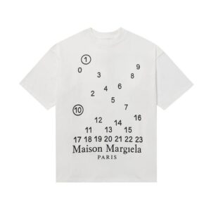 Noxx Чоловіча футболка Maison Margiela, Білий Noxx Чоловіча футболка Maison Margiela, Білий