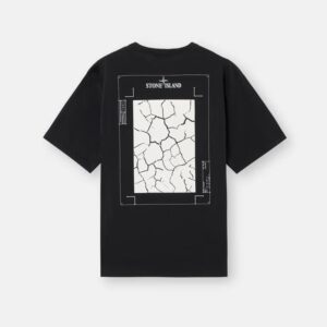 Noxx Чоловіча футболка Stone Island, Чорний Noxx Чоловіча футболка Stone Island, Чорний