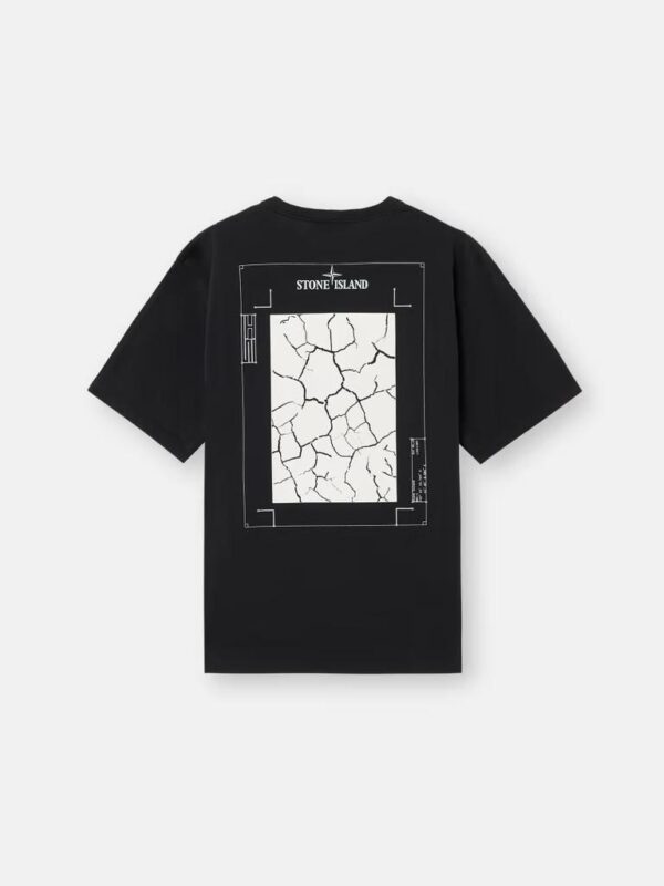 Noxx Чоловіча футболка Stone Island, Чорний Noxx Чоловіча футболка Stone Island, Чорний