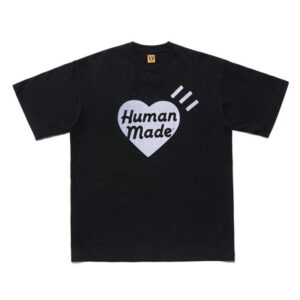 Noxx Чоловіча футболка Human Made, Чорний Noxx Чоловіча футболка Human Made, Чорний