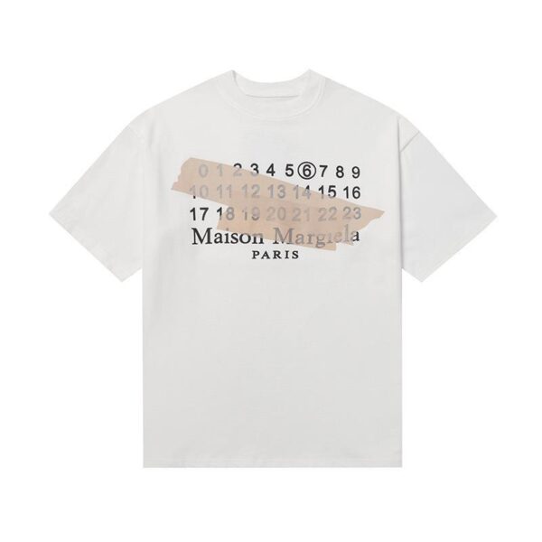 Noxx Чоловіча футболка Maison Margiela, Білий