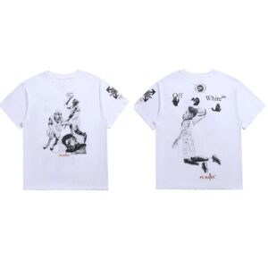 Noxx Чоловіча футболка OFF-WHITE, Білий Noxx Чоловіча футболка OFF-WHITE, Білий