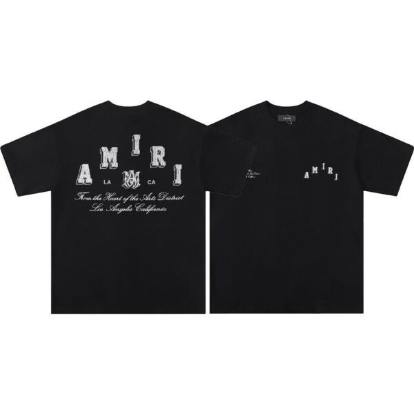 Noxx Чоловіча футболка Amiri, Чорний