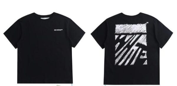 Noxx Чоловіча футболка OFF-WHITE, Чорний