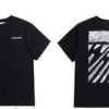 Noxx Чоловіча футболка OFF-WHITE, Чорний