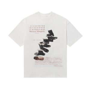 Noxx Чоловіча футболка Maison Margiela, Білий Noxx Чоловіча футболка Maison Margiela, Білий