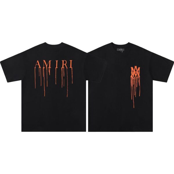 Noxx Чоловіча футболка Amiri, Чорний Noxx Чоловіча футболка Amiri, Чорний