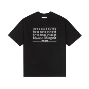 Noxx Чоловіча футболка Maison Margiela, Чорний Noxx Чоловіча футболка Maison Margiela, Чорний