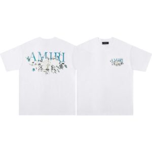Noxx Чоловіча футболка Amiri, Білий Noxx Чоловіча футболка Amiri, Білий