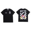 Noxx Чоловіча футболка OFF-WHITE, Чорний