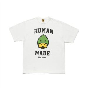 Noxx Чоловіча футболка Human Made, Білий Noxx Чоловіча футболка Human Made, Білий